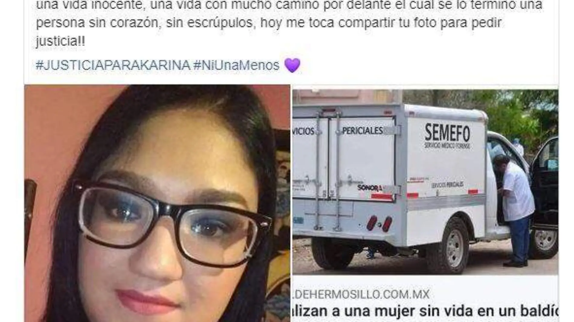 karina feminicidio sonora hermosillo